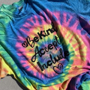 Adult Neon "Be Kind, Accept, Include" Short Sleeve T-shirt