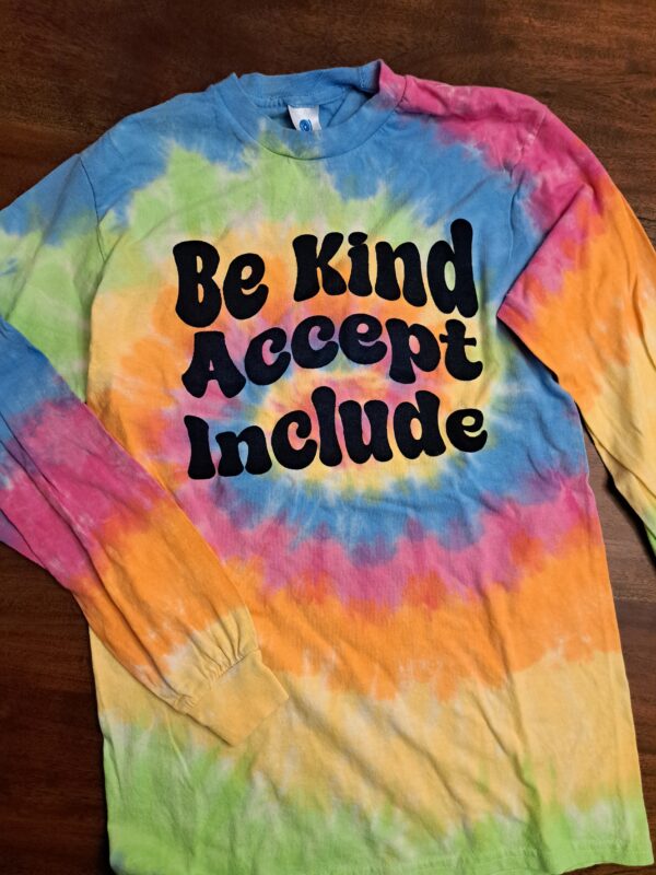 NEW Adult "Be Kind, Accept, Include" Long Sleeve Shirt